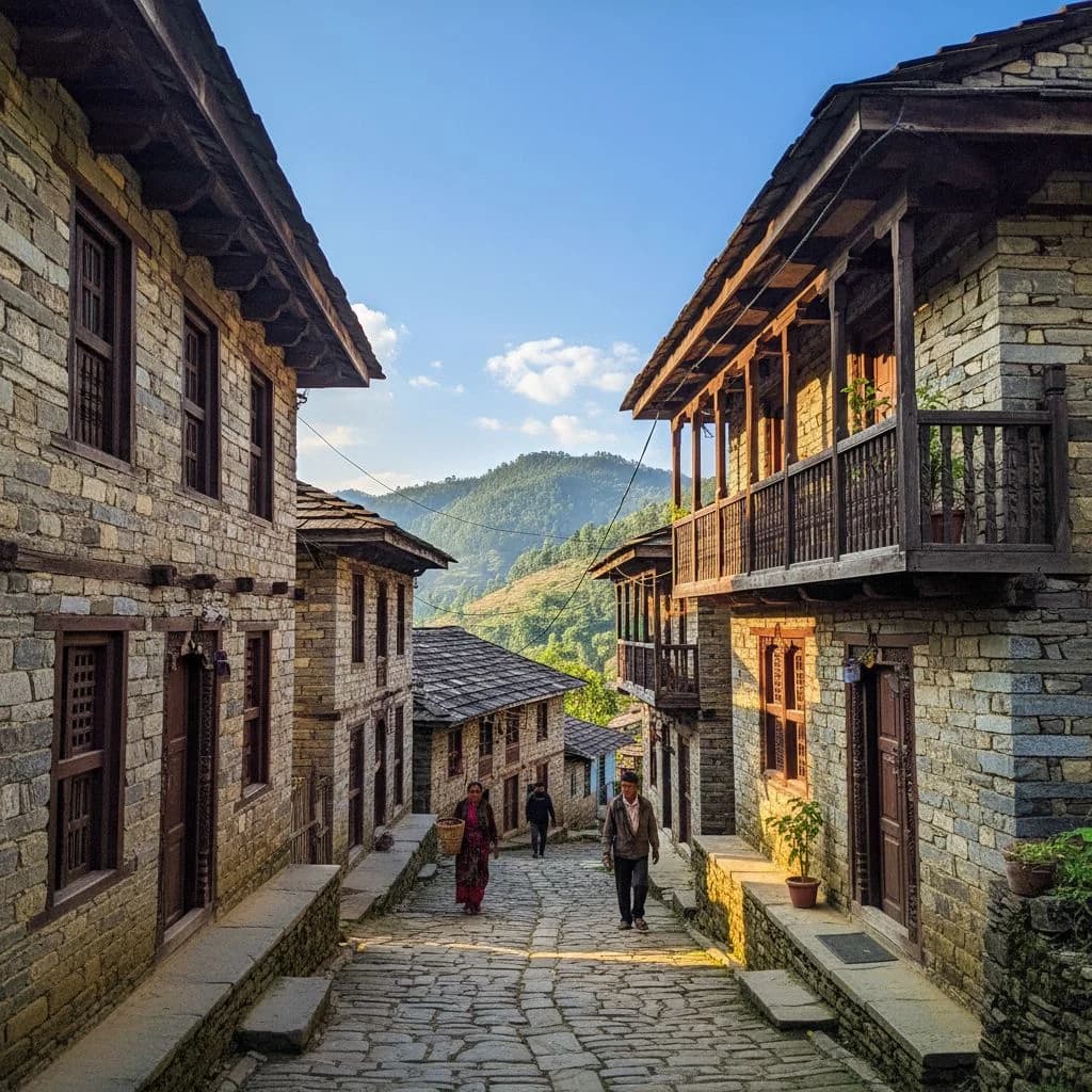 Understanding Kumaoni Architecture Through the Lanes of Kaladhungi