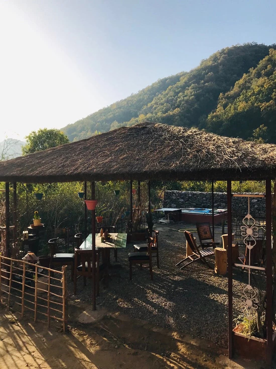 outdoor sitting area